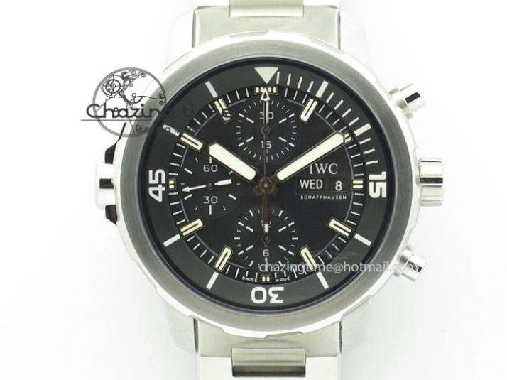 MIROTIME 0325 WeatherProof Portugieser Chronograph Edition “150 Years” IW371602 ZF 1:1 Best Edition White Dial on Black Leather Strap A7750 (Slim Movement) 7120